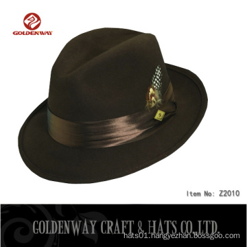 High Quality fashion wool felt fedora hat blank wholesale